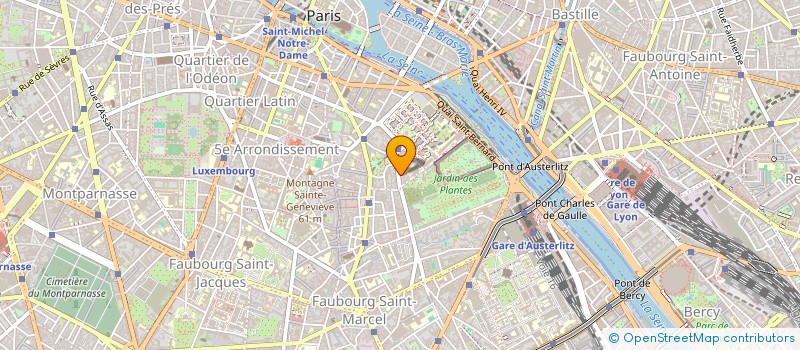 localisation de l'entreprise PARNASANTE à PARIS