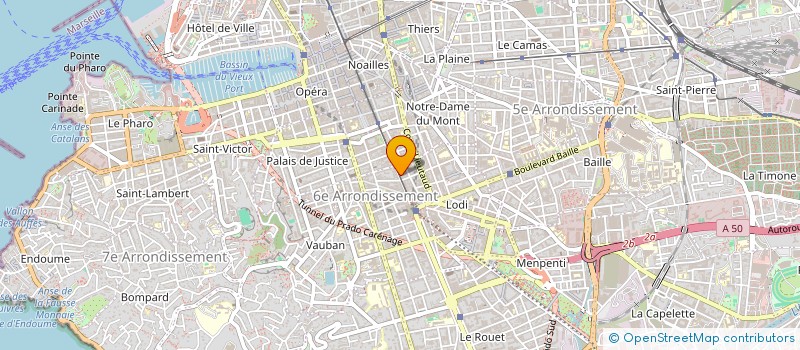 localisation de l'entreprise PARNASS à MARSEILLE