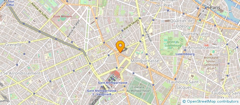 localisation de l'entreprise PARNASS  PARIS