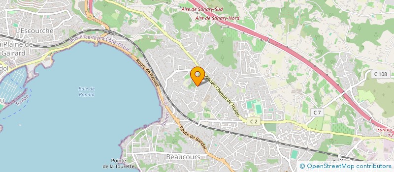 localisation de l'entreprise PARNASS  SANARY-SUR-MER