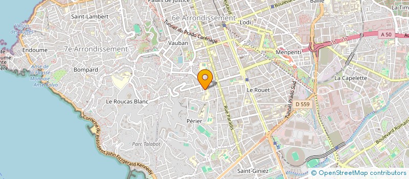 localisation de l'entreprise PARNASSA 26 à MARSEILLE