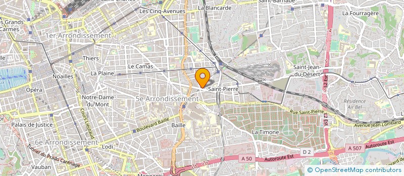 localisation de l'entreprise PARNASSA à MARSEILLE