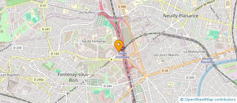 localisation de l'entreprise PARNASSA HOLDING à FONTENAY-SOUS-BOIS