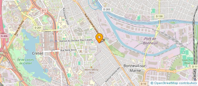 localisation de l'entreprise PARNASSA TOVA à BONNEUIL-SUR-MARNE