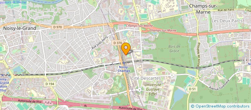 localisation de l'entreprise PARNASSE GARANTIES  CHAMPS-SUR-MARNE