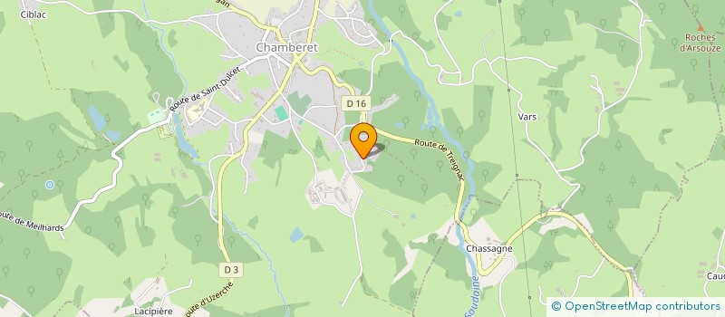 localisation de l'entreprise PARNEIX CONSULTING  CHAMBERET