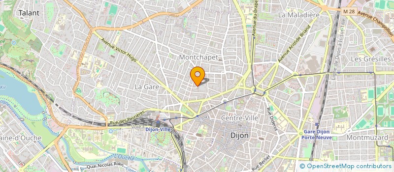 localisation de l'entreprise PARNESS SA  DIJON