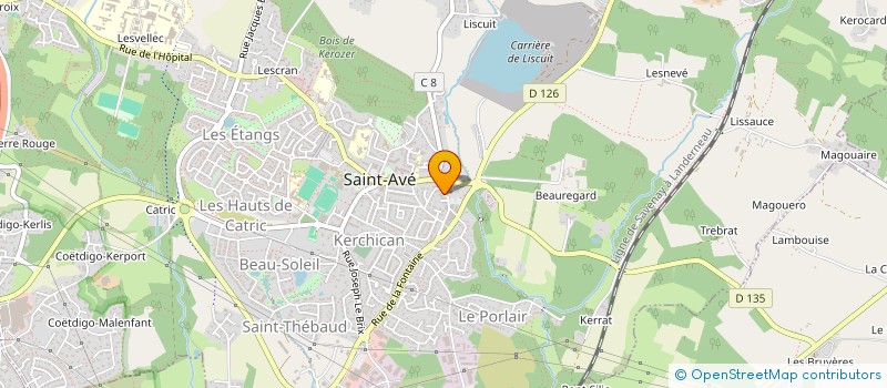 localisation de l'entreprise PARO 3000 SARL à SAINT-AVE