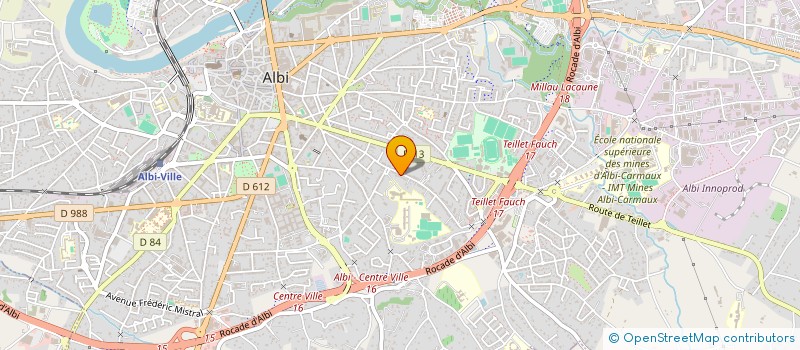 localisation de l'entreprise PARO à ALBI