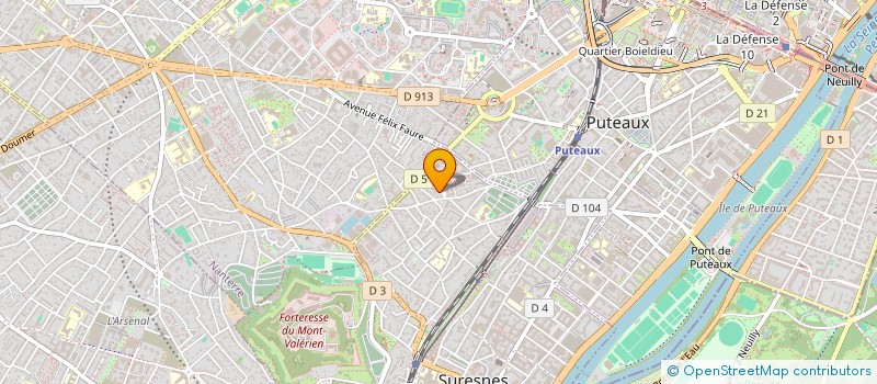 localisation de l'entreprise PARO à SURESNES