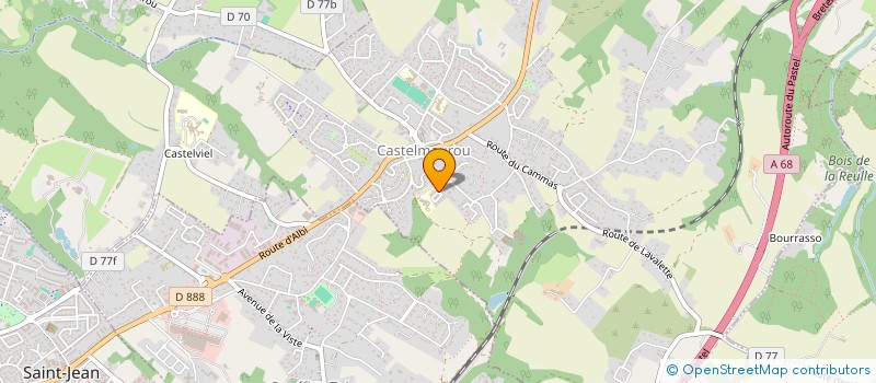 localisation de l'entreprise PARO GROUP  SAINT-GENIES-BELLEVUE