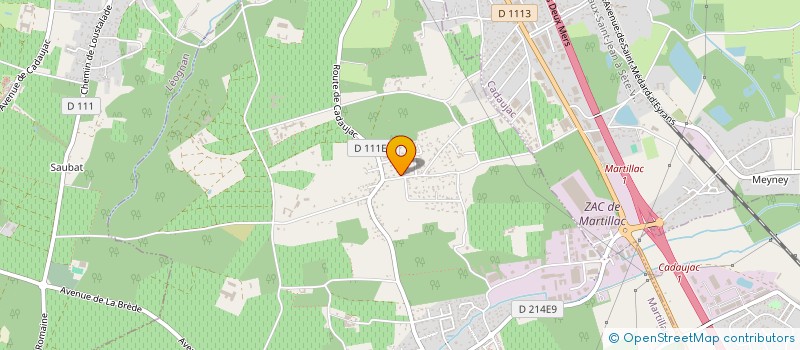 localisation de l'entreprise PARO IMMO  MARTILLAC