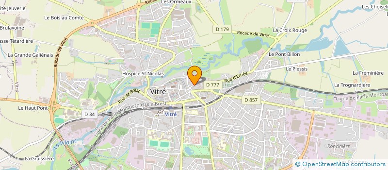 localisation de l'entreprise PARO-MOTION à VITRE