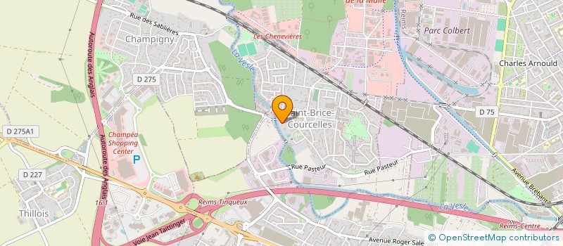 localisation de l'entreprise PAROBROT INVEST  SAINT-BRICE-COURCELLES