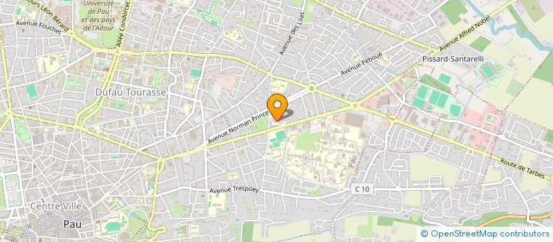localisation de l'entreprise PAROCLINIC FORMATION à PAU