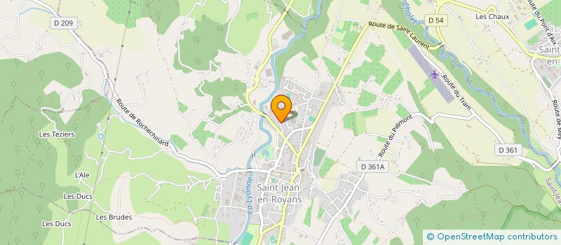 localisation de l'entreprise PARODI ET GOUJON à SAINT-JEAN-EN-ROYANS