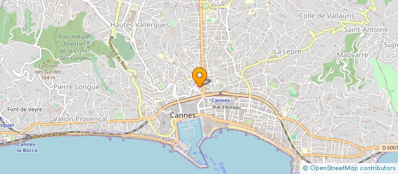 localisation de l'entreprise PARODIE à CANNES