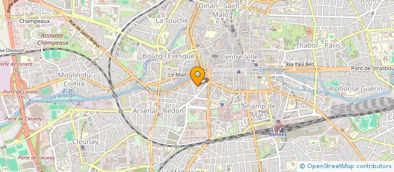 localisation de l'entreprise PARODIF à RENNES