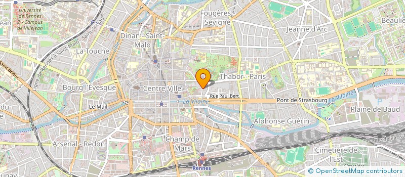 localisation de l'entreprise PAROI CATHO ORTHO ND SOURC VIVIF ST PATR  RENNES