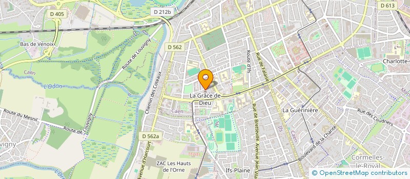 localisation de l'entreprise PAROI NOTRE DAME GRACE DE DIEU à CAEN