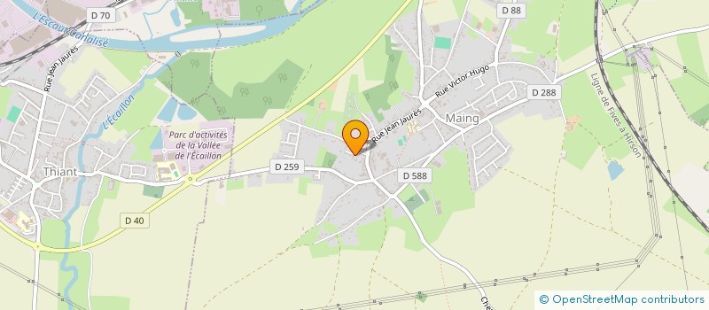 localisation de l'entreprise PAROISE SAINT BERNARD DE FONTENELLE  MAING