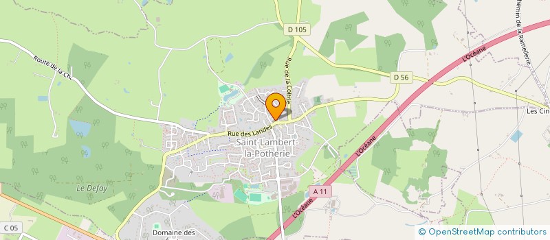 localisation de l'entreprise PAROISSE à SAINT-LAMBERT-LA-POTHERIE