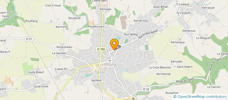 localisation de l'entreprise PAROISSE  PLOUHA