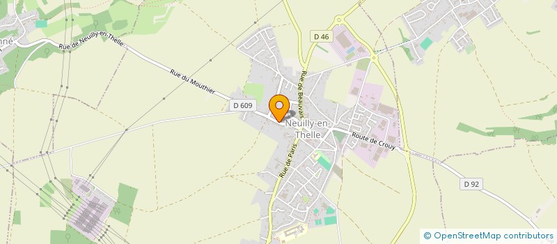 localisation de l'entreprise PAROISSE  NEUILLY-EN-THELLE