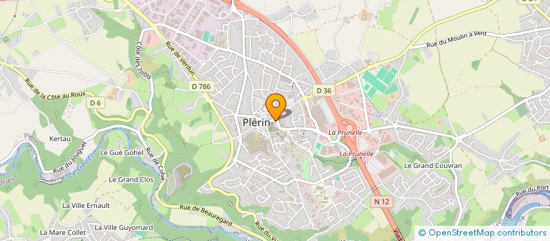 localisation de l'entreprise PAROISSE  PLERIN