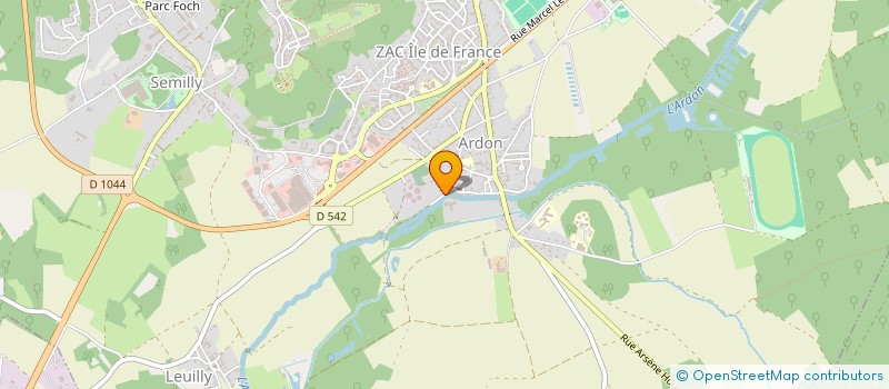 localisation de l'entreprise PAROISSE à LAON