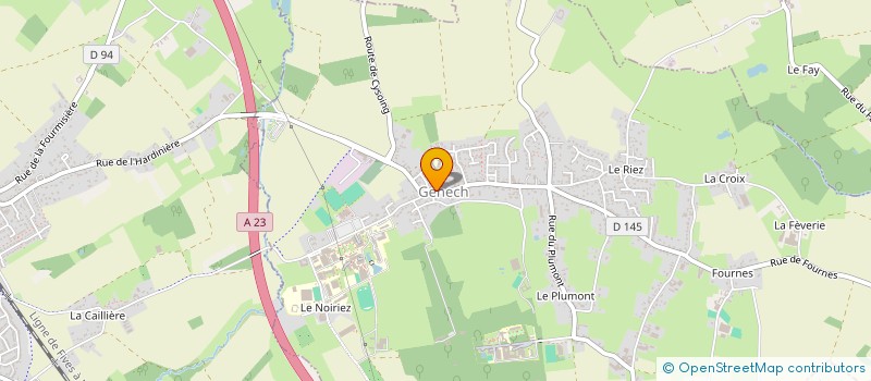 localisation de l'entreprise PAROISSE  GENECH