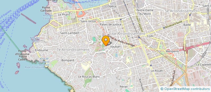 localisation de l'entreprise PAROISSE BASILIQUE NOTRE DAME DE LA GARDE à MARSEILLE