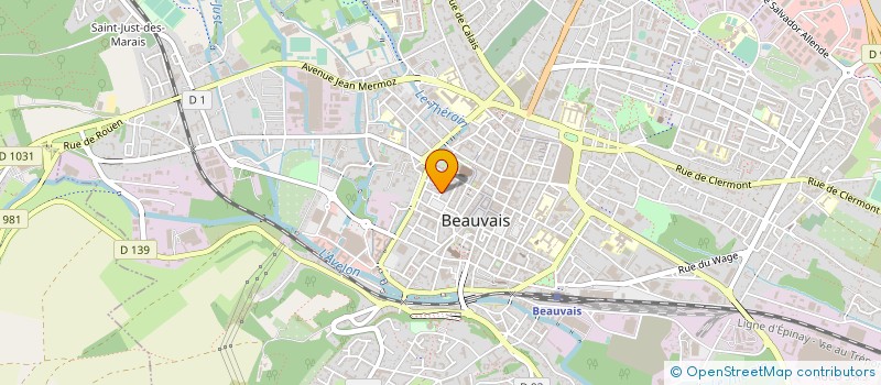 localisation de l'entreprise PAROISSE BEAUVAIS CENTRE  BEAUVAIS