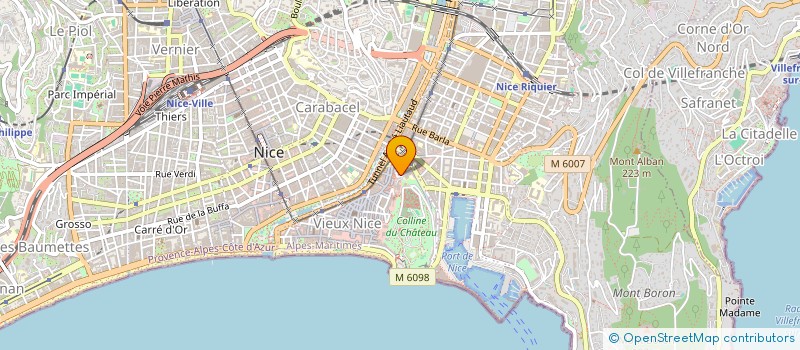 localisation de l'entreprise PAROISSE BIENHEUREUX JEAN XXIII à NICE