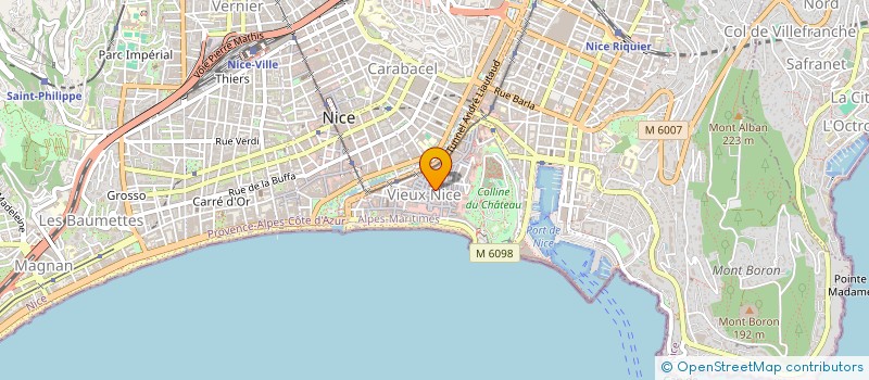 localisation de l'entreprise PAROISSE CATHEDRALE SAINT REPARATE à NICE