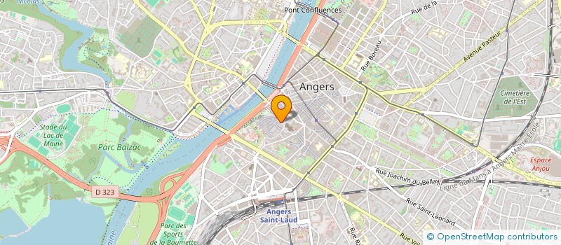 localisation de l'entreprise PAROISSE CATHEDRALE ST MAURICE NOTRE DAM à ANGERS