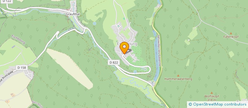 localisation de l'entreprise PAROISSE CATHOLIQUE  ESCHBOURG