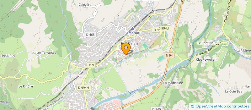 localisation de l'entreprise PAROISSE CATHOLIQUE D EMBRUN  EMBRUN