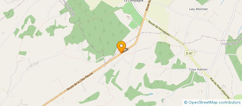 localisation de l'entreprise PAROISSE CATHOLIQUE ORTHODOXE NOTRE DAME  LIVAROT-PAYS-D'AUGE