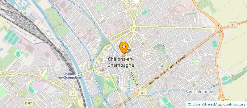 localisation de l'entreprise PAROISSE CHALONS CENTRE  CHALONS-EN-CHAMPAGNE