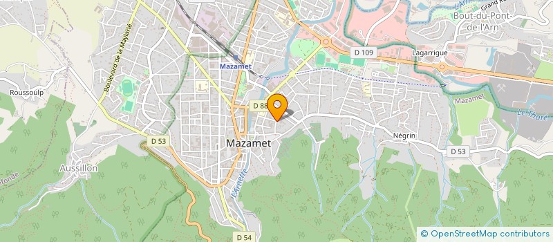 localisation de l'entreprise PAROISSE CHRIST ROI à MAZAMET