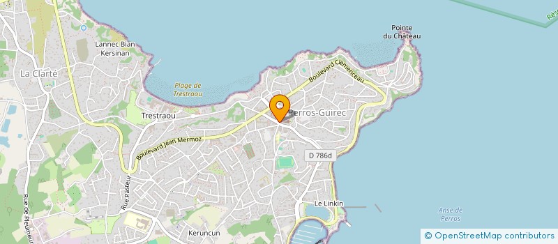 localisation de l'entreprise PAROISSE CULTE CATHOLIQUE  PERROS-GUIREC