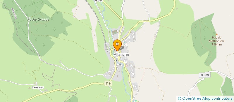 localisation de l'entreprise PAROISSE D ALLANCHE à ALLANCHE
