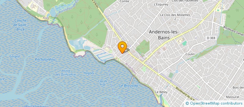 localisation de l'entreprise PAROISSE D'ANDERNOS-LANTON  ANDERNOS-LES-BAINS