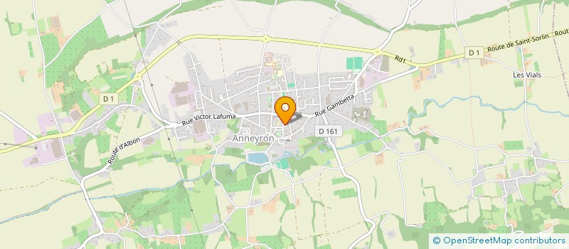 localisation de l'entreprise PAROISSE D ANNEYRON EGLISE  ANNEYRON