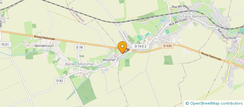 localisation de l'entreprise PAROISSE D AUBIGNY  AUBIGNY-EN-ARTOIS