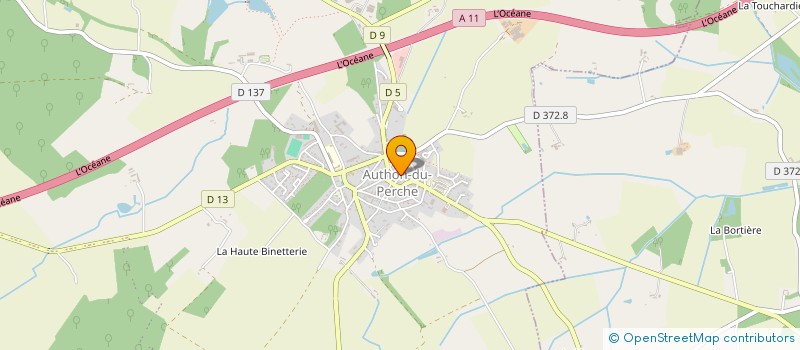 localisation de l'entreprise PAROISSE D'AUTHON DU PERCHE à AUTHON-DU-PERCHE