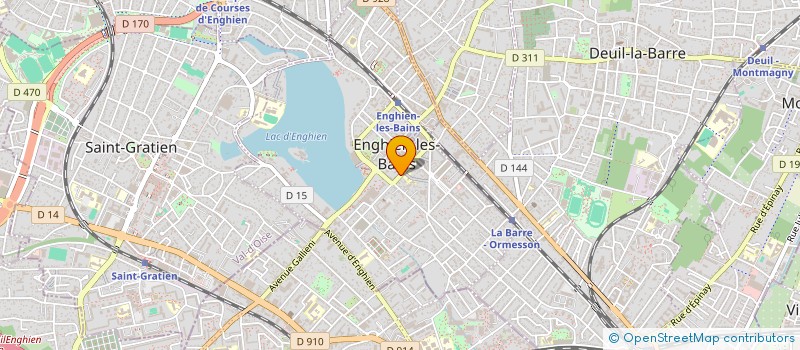 localisation de l'entreprise PAROISSE D'ENGHIEN LES BAINS  ENGHIEN-LES-BAINS