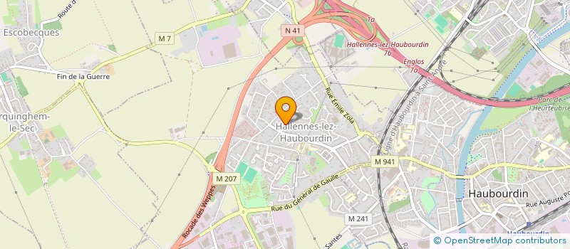 localisation de l'entreprise PAROISSE D HAUBOURDIN à HAUBOURDIN