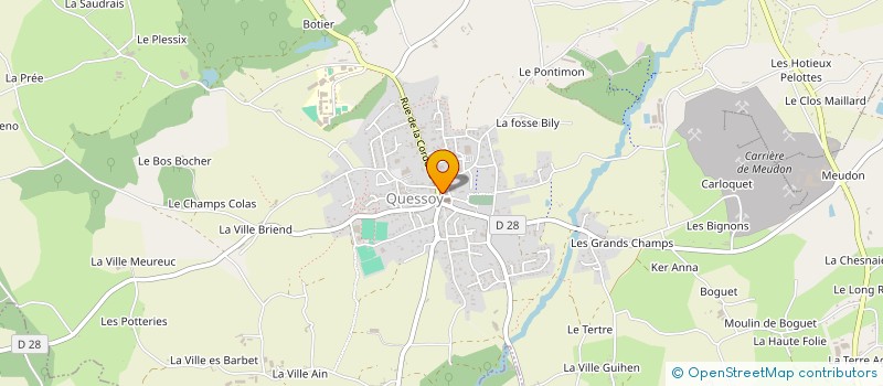 localisation de l'entreprise PAROISSE D'HILLION  HILLION